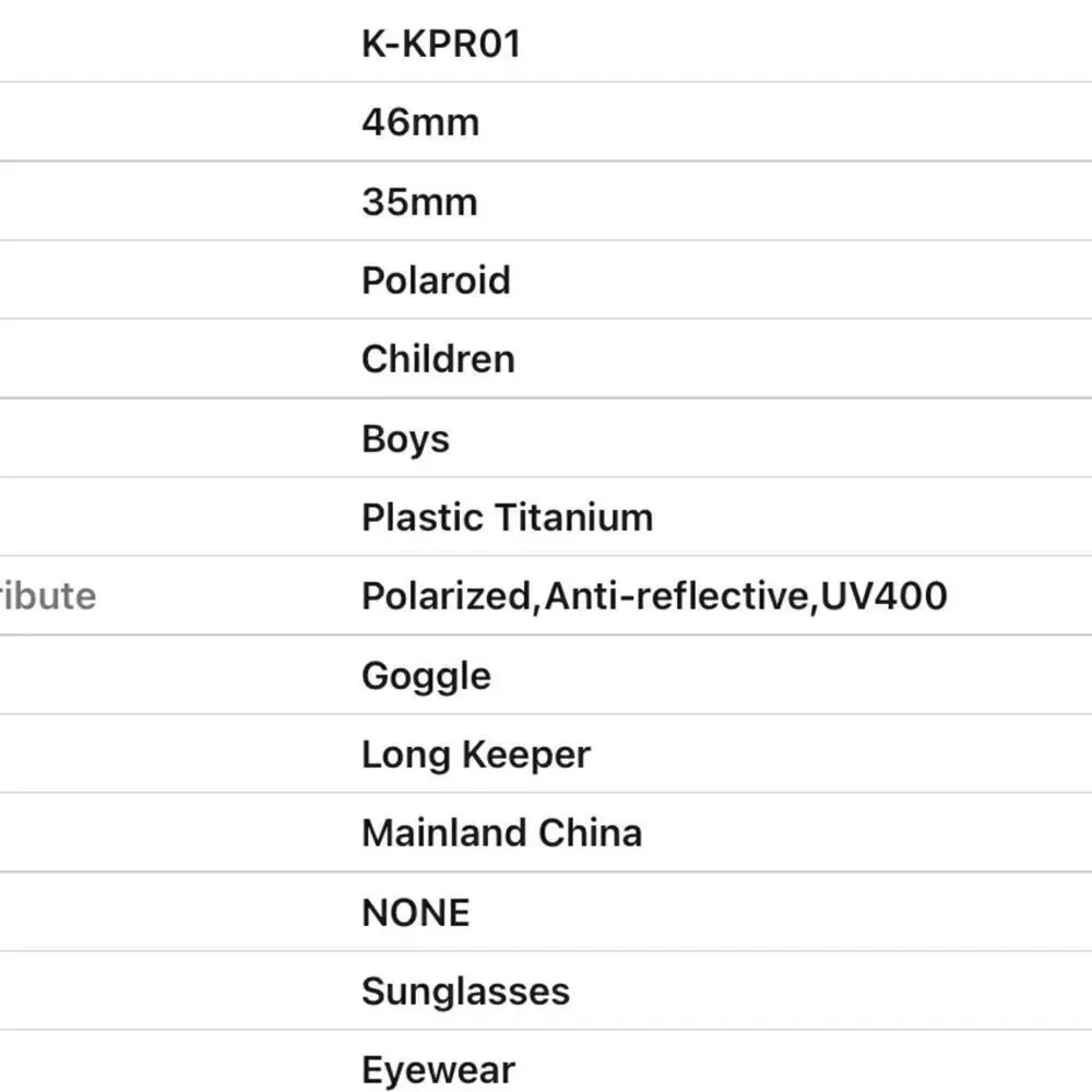 New black sunglasses kids 1-5